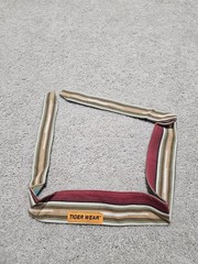 TigerWear Southwest Series Tie Headband Reversible Red Blue NEW Handmade USA