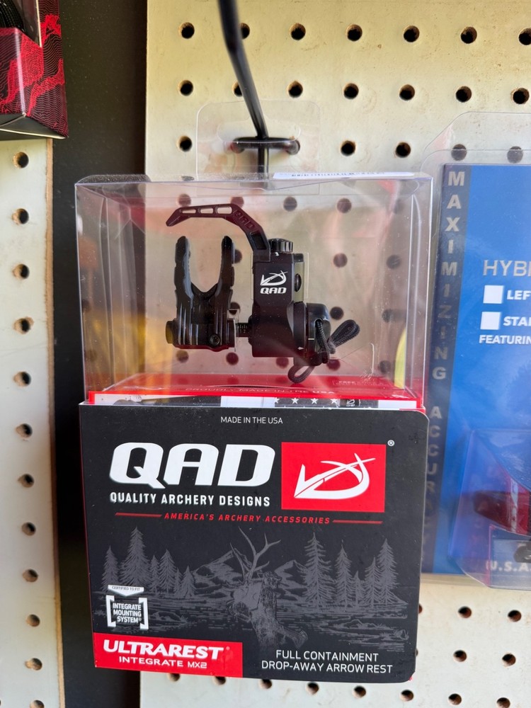 QAD Ultrarest Integrate MX2 Arrow Rest Black RH- #UQMX2BK-R-New 3664