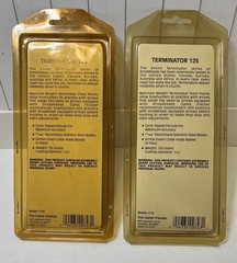2 Packs The Game Tracker Terminator 125 Grain 3-Blade Broad Heads NOS