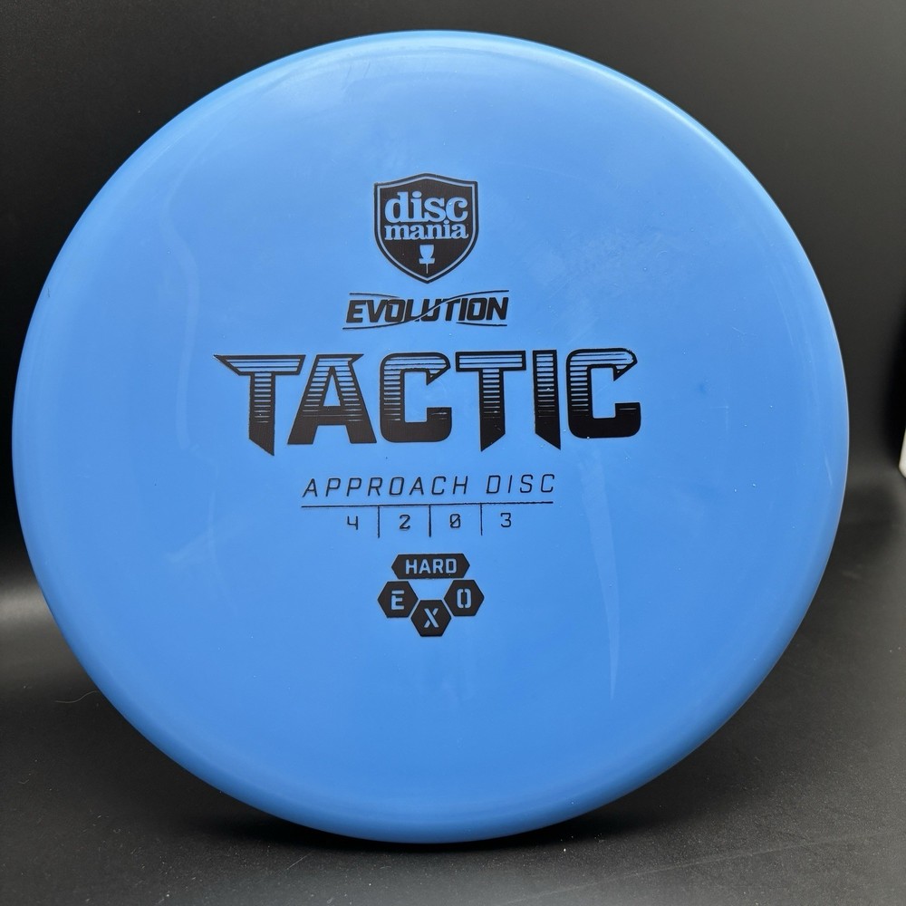 Discmania Hard Exo Tactic Blue with Black Stamp 175g