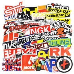 100PCS JDM Stickers Pack Car Motorcycle Racing Motocross Helmet Vinyl Decals Lot