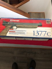 CROSMAN AMERICAN CLASSIC 1377 AIR PISTOL W/ MODEL 1399 SHOULDER STOCK