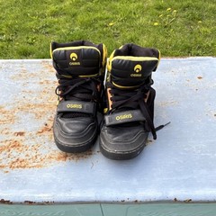 Osiris Tranzor High-Top Skateboarding Shoes Black Yellow Men’s US 12
