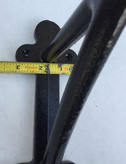 New Heavy Duty Black Powder Coated Malleable Iron 10″ Horse Harness Hook Tack