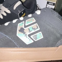 Etnies ET Rail Skate Low Shoes Black Camo, Men’s US 8.5 Medium (D)