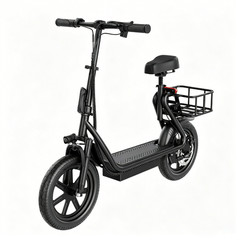 Electric Scooter w/ Seat, Commuter Foldable, 500W 10.4Ah Battery 22mph escooter