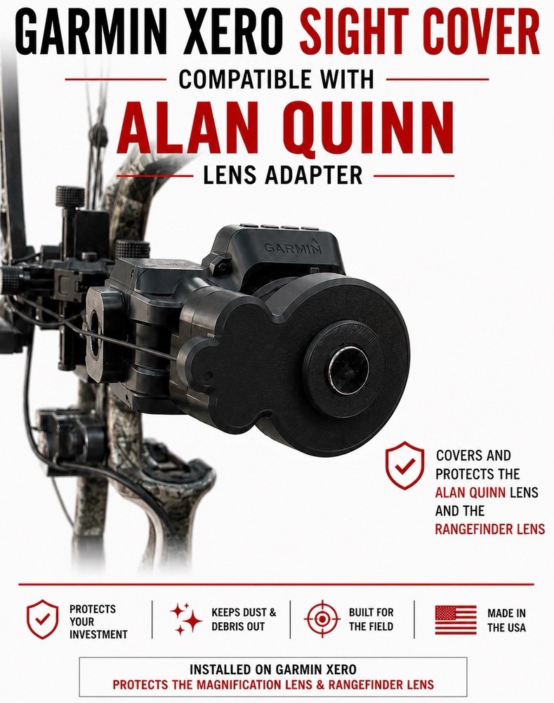 Garmin Xero Sight Cover For The Alan Quinn Magnification Adapter (Black)