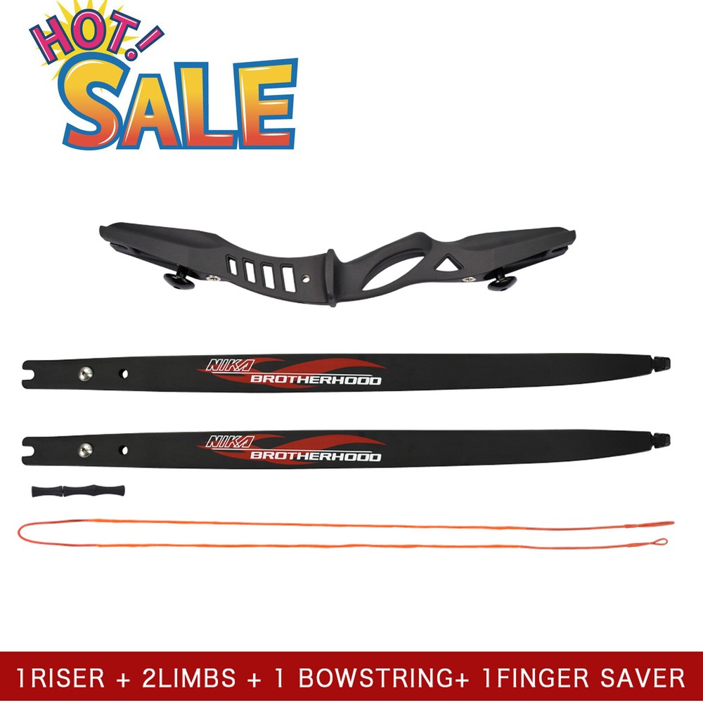 60″ ILF Recurve Bow 18″ Riser 20bs Limbs Takedown Archery American Hunting