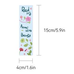 12Pcs Random Inspirational Quote Cartoon Reading Bookmarks Gift Present