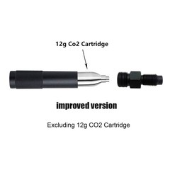 None branded 12g CO2 Cartridge Adapter Instead of 88g or 90g CO2 Capsule Bottle