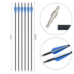 12 Mixed Carbon arrows hunting target arrows bow down bow long bow reverse bow
