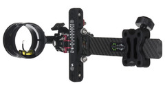 Axcel- Landslyde – Carbon Pro Slider Sight w/AccuStat II Scope – 2 Pins- .010 Fi