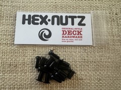 Hex Nutz Original Vintage Style Skateboard Rails Hardware Powell Rat Nuts