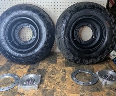 Segway X2 OEM CST Pair Of Wheels includes Tires, Rims, Axel Mounts – Set Of 2