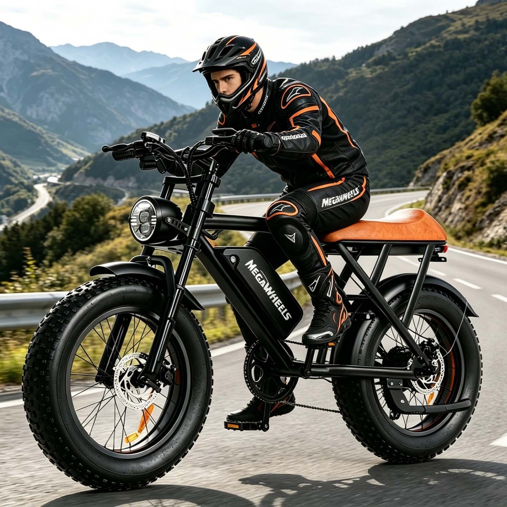 🚲1500W ADULT ELECTRIC BIKE 60MILE 33MPH 20» FAT TIRES OFF-ROAD E-MOUNTAIN BIKE