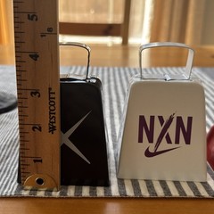 Nike Cross Nationals NXN Bowerman Track Club Event Cowbell 4 Bell Lot Noisemaker