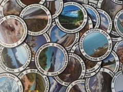 Yes ALL 63 U.S. National Park Stickers! 3 Inches Each WATERPROOF Ships Daily!