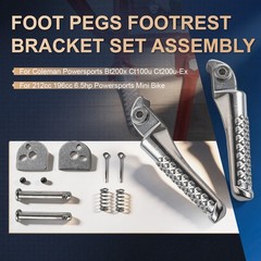 Foot Pegs Footrest Bracket for Coleman BT200X CT200U CT100u 196cc Baja Mini Bike