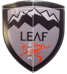 ARCTERYX LEAF Decal Sticker – Water-Resistant * 3 7/8 in. x 2 7/8 in.