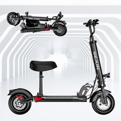 800W Motor 27MPH 35 Mile Q2 Adult Electric Scooter with Seat 48V 13AH Foldable