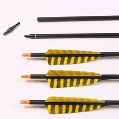 60″ Archery Takedown Recurve Bow RH 25-60lbs &Carbon Arrows for Hunting Shooting