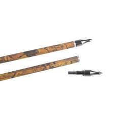 30″ Carbon Arrows Camo SP500 Turkey Feather Removable Tips Compound Bow Target