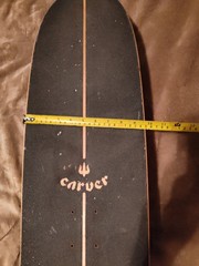 Vintage Carver Taylor Knox Pro Model Surf Skateboard With Roundhouse Wheels