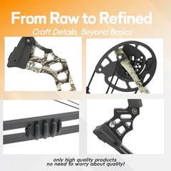Compound Bow Set 20-70lbs Adjustable 320fps IBO Adult Beginners Hunting Target