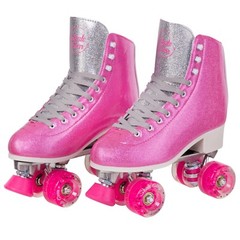 Skate Gear Glittery Roller Skates for Kids & Adults Men Women Youth Summer Ride