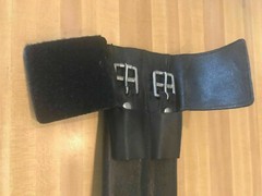 G. Kieffer Black Leather Dressage Short Girth 24″ 60cm Made In Germany