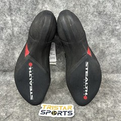 Adidas Five Ten Aleon Climbing Shoes Mens Size 9 Black Red 5.10 BC0861