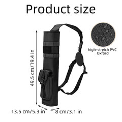 Lightweight Archery Back Arrow Quiver Dual Use Foldable Compact Hip Arrows Bag