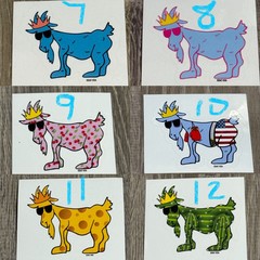 GOAT USA Stickers/ Decals- PICK YOUR STICKERS! CHECK OUT THE LOT! BUY AND SAVE!