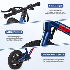24V 100W Electric Bike for Kids Ages 3-5 Years 12 inch Electric Balance Bike