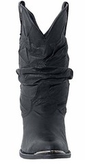 Dingo 12″ Slouch Men’s Western Boots Size 10 Distressed Black 15240 Vintage