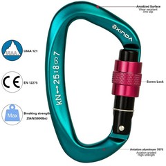 Outdoor Equipment Essential: D-Shape Carabiner