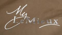 NWT LeMieux women’s light brown stretch 1/4-zip long-sleeved base layer top S