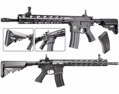 Umarex AER16 .177 Caliber Electric-Powered Full Auto Air Rifle 2252126 with BBs