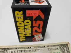 New Archery Products NAP 125 Grain Thunder Head Broadheads – Box of 6 – 1-3/16