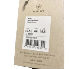 Ariat Men’s Western Boots Size 10.5D Sport Herdsman Duratred Outsole Powder Brow
