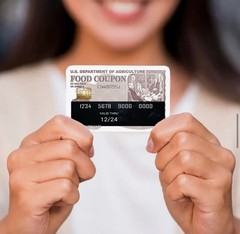 Food Stamps Welfare USDA Funny Skin Credit Debit Card Sticker Cover Set