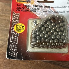 Marksman 6mm (1/4″) Steel Round Ball Slingshot Ammo 250 Pack Model 3100