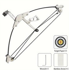 Mini Compound Bow Metal Material Compound Bow Decoration Palm Bow Toy