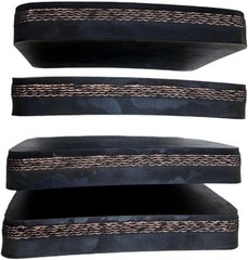 4 Pack Heavy Duty Rubber Pads- Nylon Reinforced- 11,000lbs Capacity, Non-Slip…