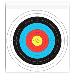 50 PCS 40/60/80cm Archery Paper Target Surface For Bow And Arrow Target Practice