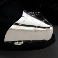 New! Western Cowboy Boot Tips Rand Cap- Pointed Silver Toe Tips – Pair / Set