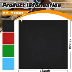 Equestrian Training Flag 4 Pieces 18 inches, Red, Black, Green, Blue