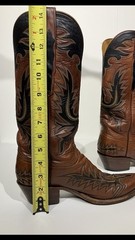 Women’s Lucchese Classics Handmade Leather Western Cowboy Boots US 7.5 B