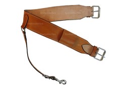 WESTERN CINCH ROPING SADDLE GIRTH BARREL RACING TRAIL SMOOTH LEATHER CINCHES 36″