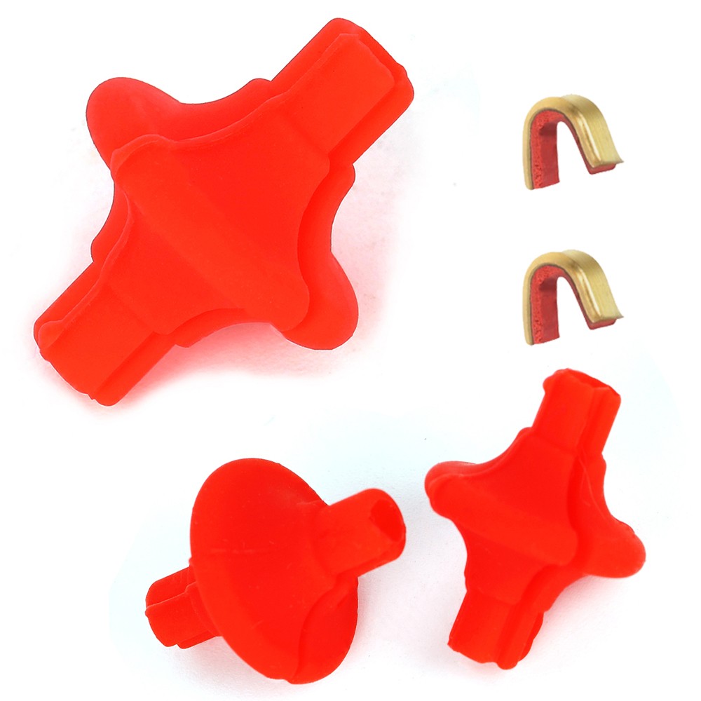 Archery Lip Bead 2XCopper Buckles Soft Silicone Color Shooting Accuracy Target